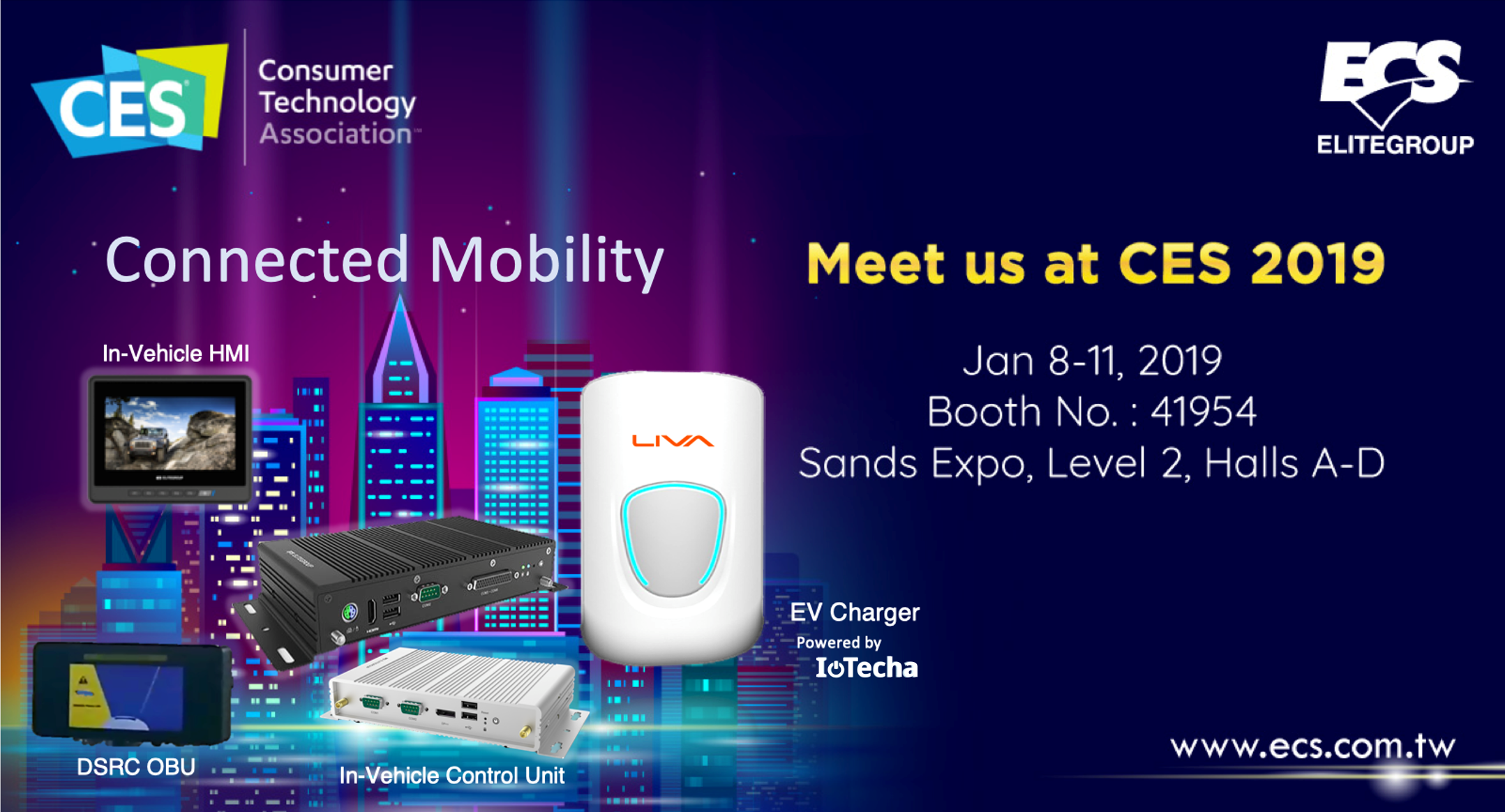IOTECHA IS DELIGHTED TO INVITE YOU TO VISIT US AT CES 2019!