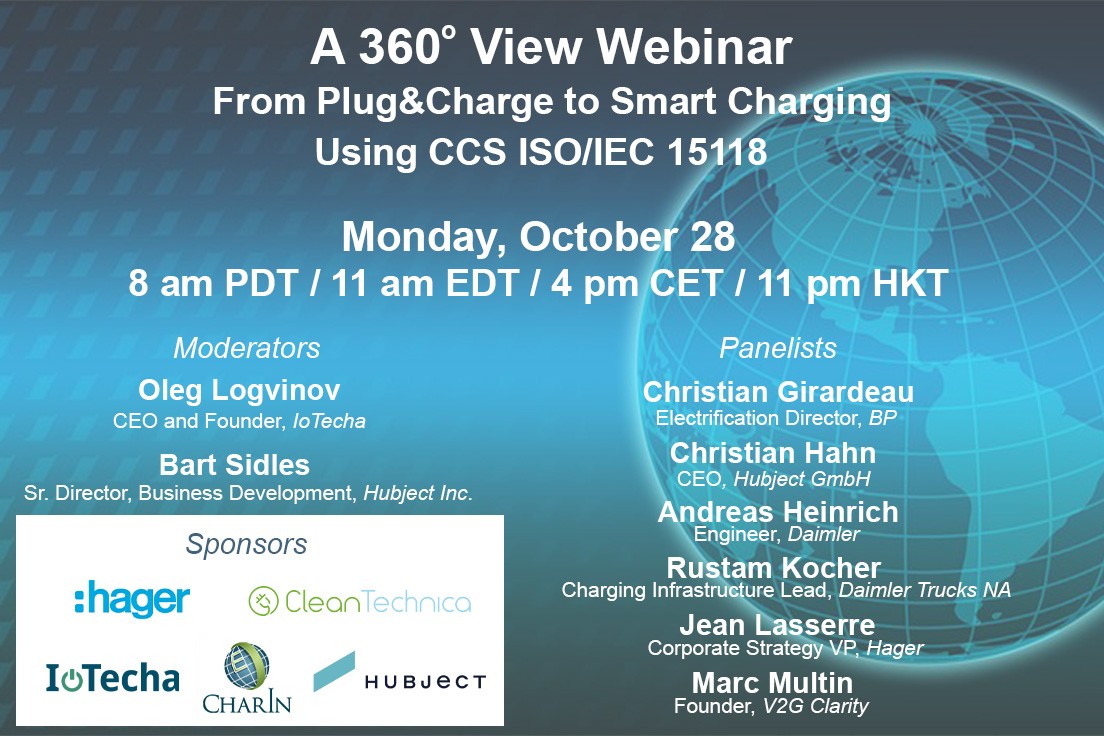 TUNE-IN FOR AN INSIDE LOOK AT THE DEVELOPMENT AND USE OF CCS ISO/IEC 15118 FOR ELECTRIC VEHICLES!