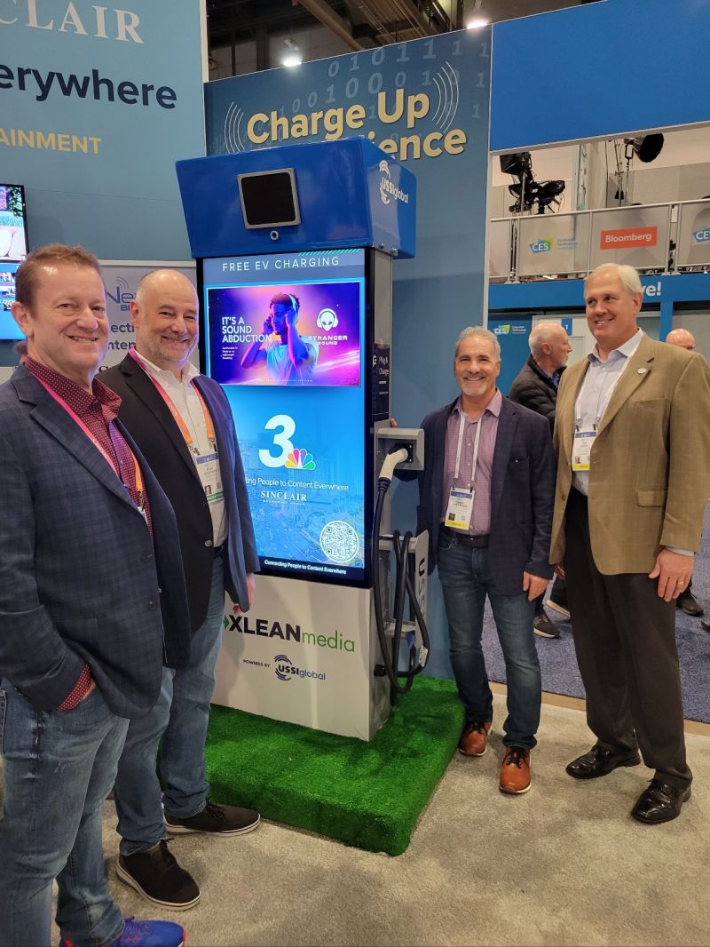 Amazing to see the Palmer EV Kiosk powered by IoTecha at #CES2023 at the ATSC booth with @USSI Global!