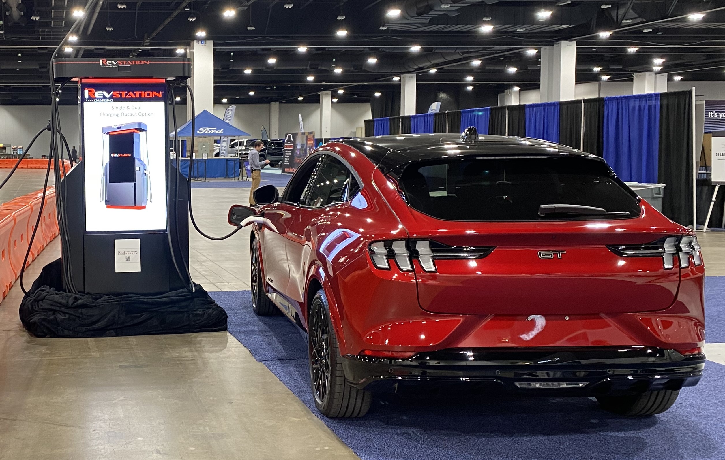 REVSTATION EV charging kiosk Launched at the Denver Auto Show 2023