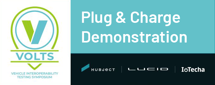 IoTecha, Hubject, Lucid, and InCharge to Showcase Plug & Charge at the  Vehicle Interoperability Testing Symposium (VOLTS)